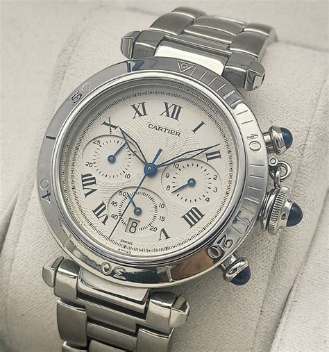 cartier pasha chronograph 1050 wrist|cartier pasha automatic chronograph.